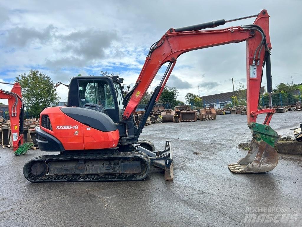 Kubota KX080-4 Midikoparki  7t - 12t