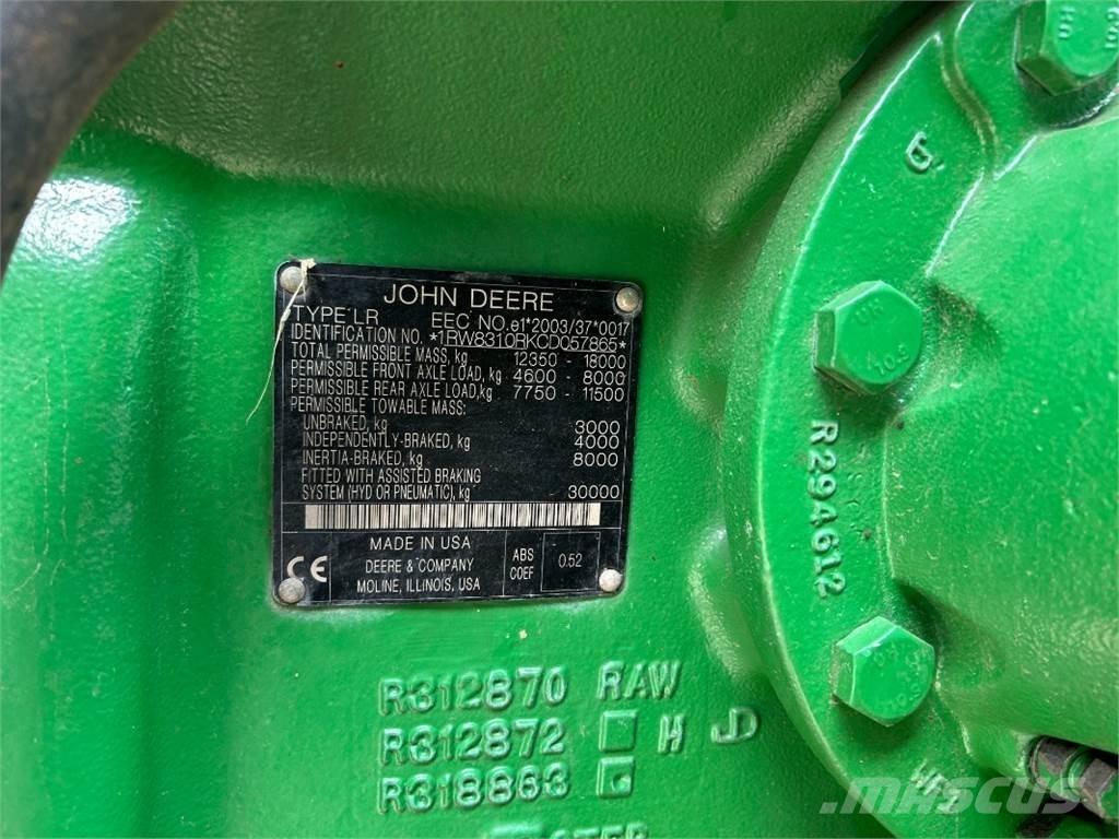 John Deere 8310R Ciągniki rolnicze