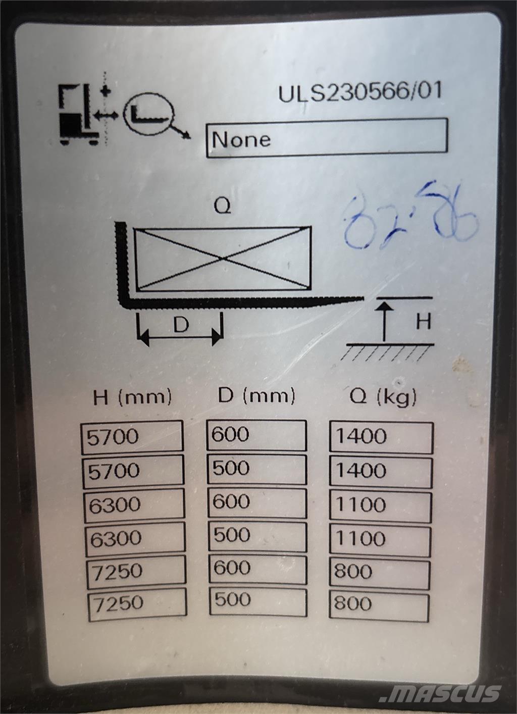 Atlet ULS140 Wózki widłowe wysokiego składowania