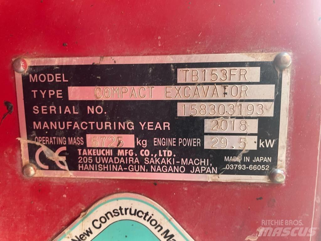 Takeuchi TB 153 FR Minikoparki