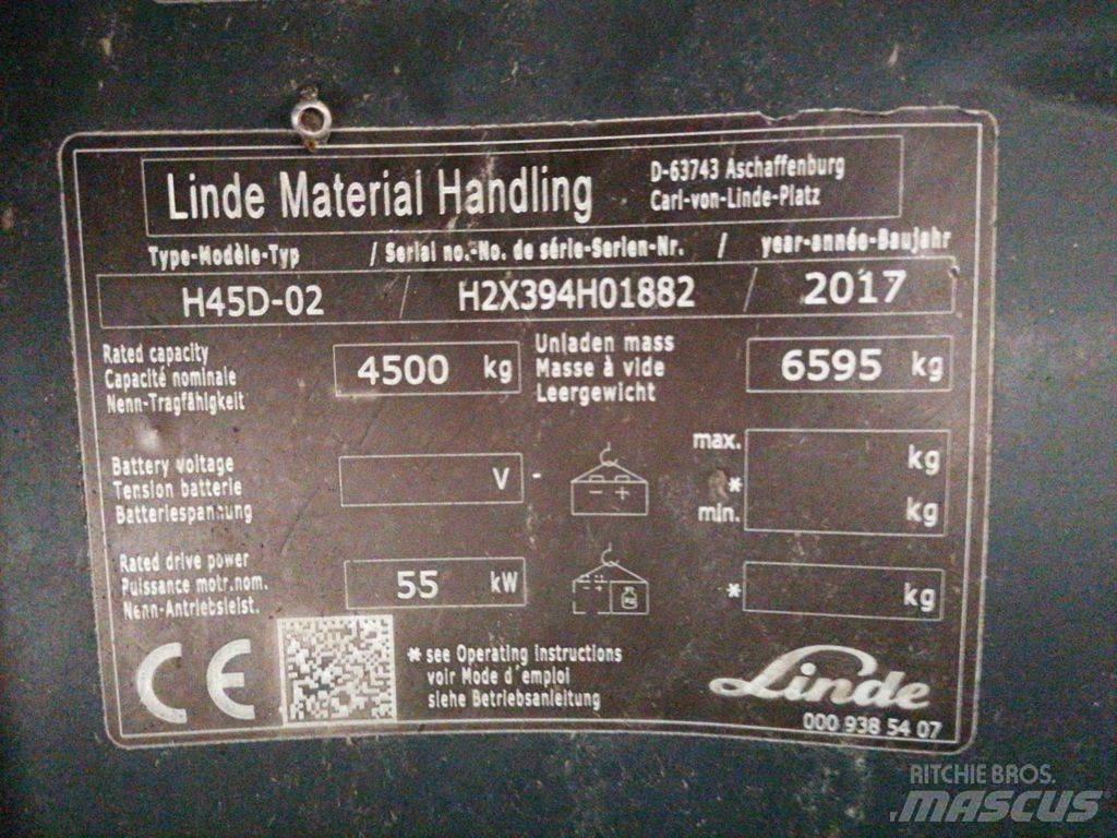 Linde H45D-02 Wózki Diesla