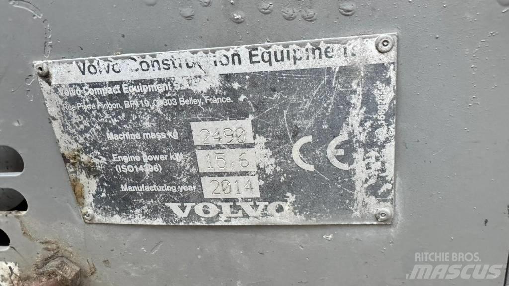 Volvo ECR 25 D Minikoparki