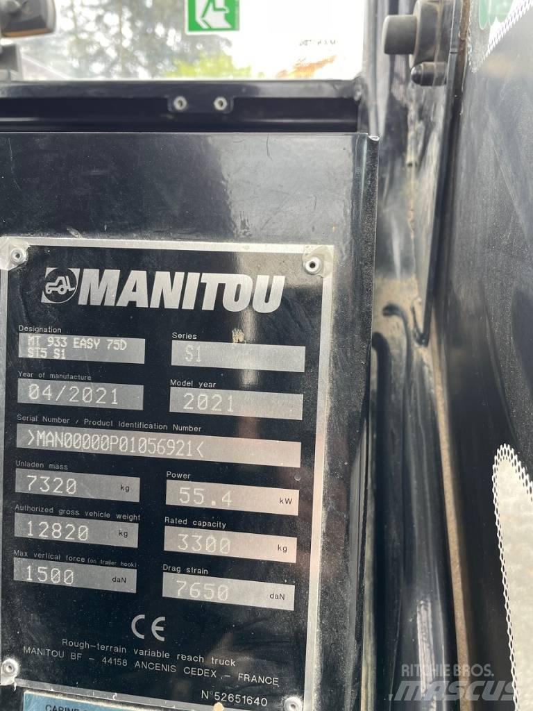 Manitou MT 933 Easy Ładowarki teleskopowe