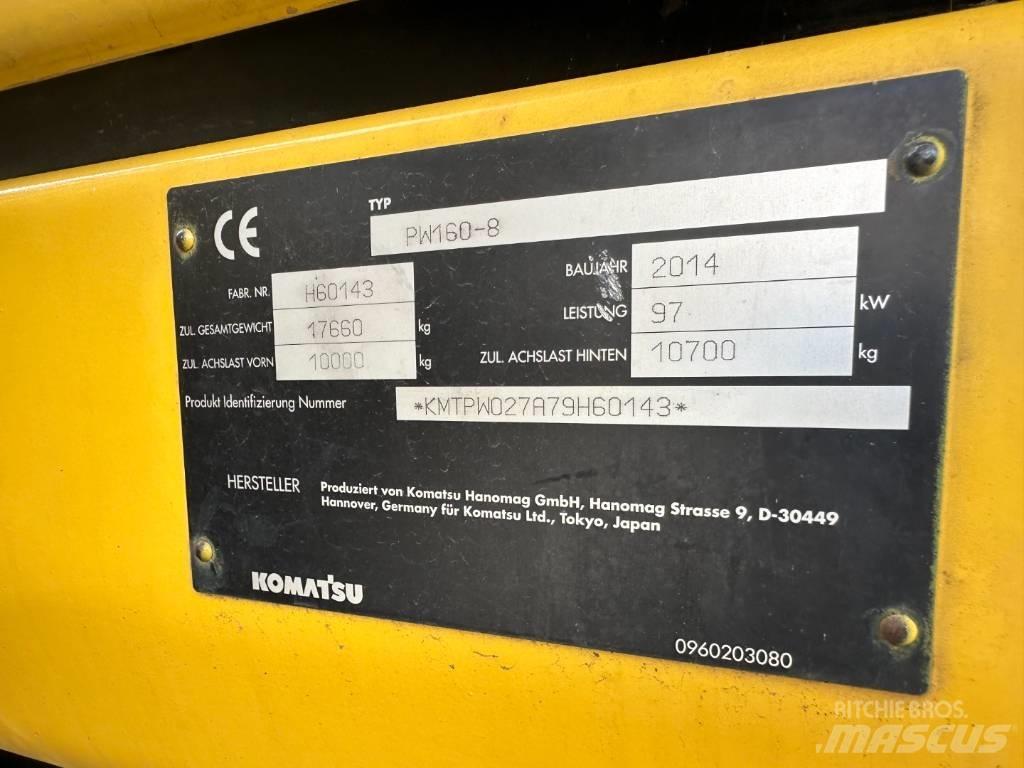 Komatsu PW 160-8 Koparki kołowe