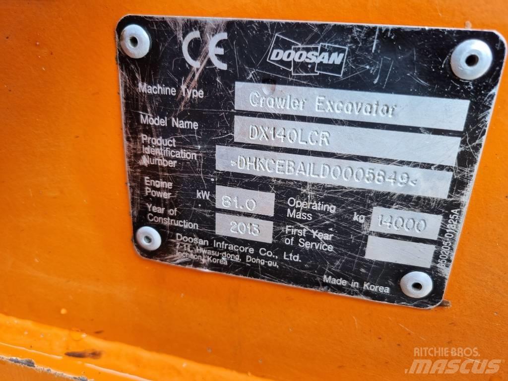Doosan DX 140 LCR Koparki leśne