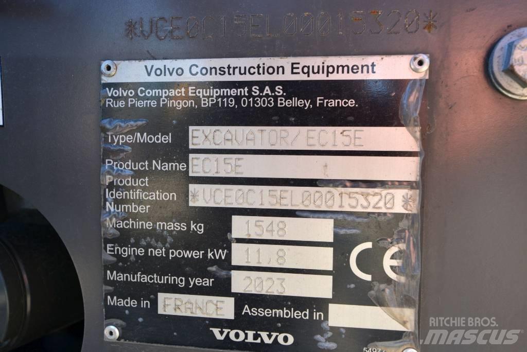 Volvo EC 15 E Minikoparki
