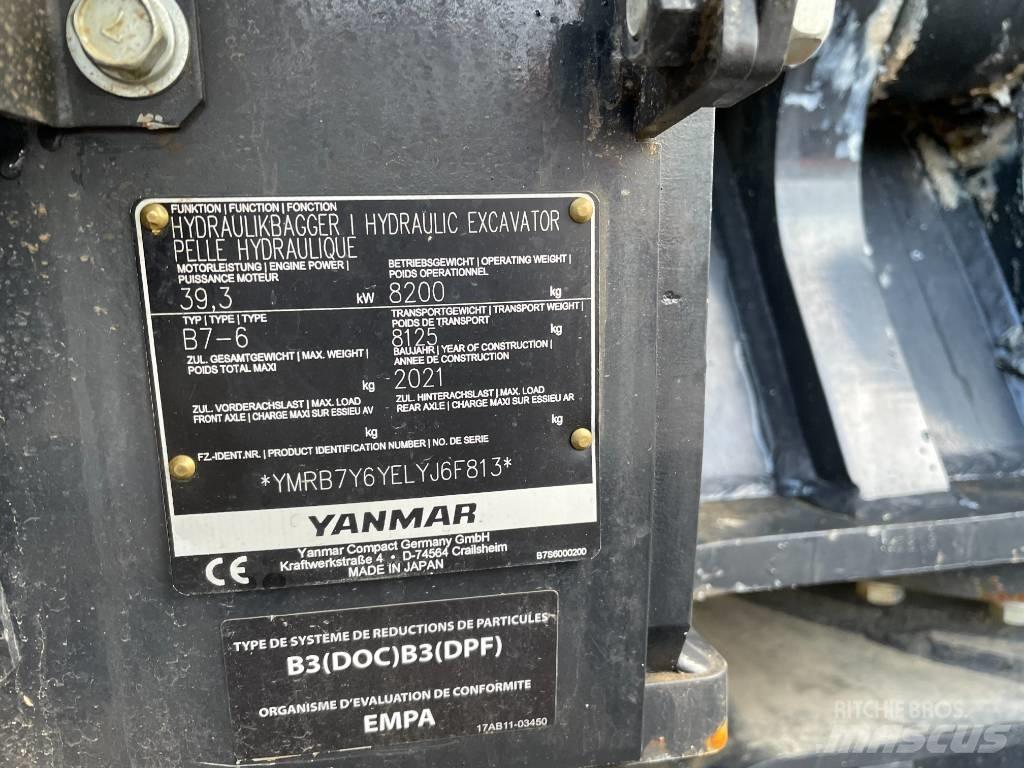 Yanmar B7 Midikoparki  7t - 12t