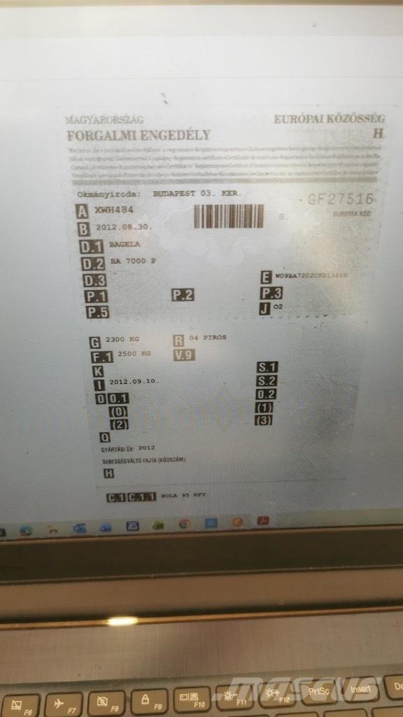 Bagela BA 7000 F Pozostały sprzęt drogowy