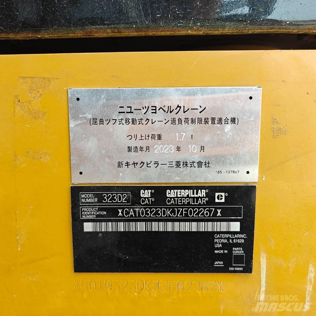 CAT 323 D L Koparki gąsienicowe