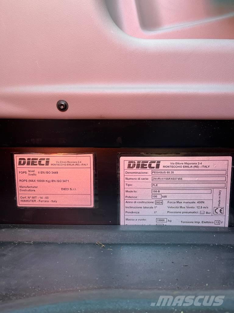Dieci Pegaus 50.25 Ładowarki teleskopowe