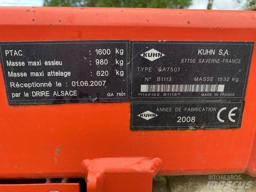 Kuhn GA 7501 Ciągnikowe żniwiarki pokosowe