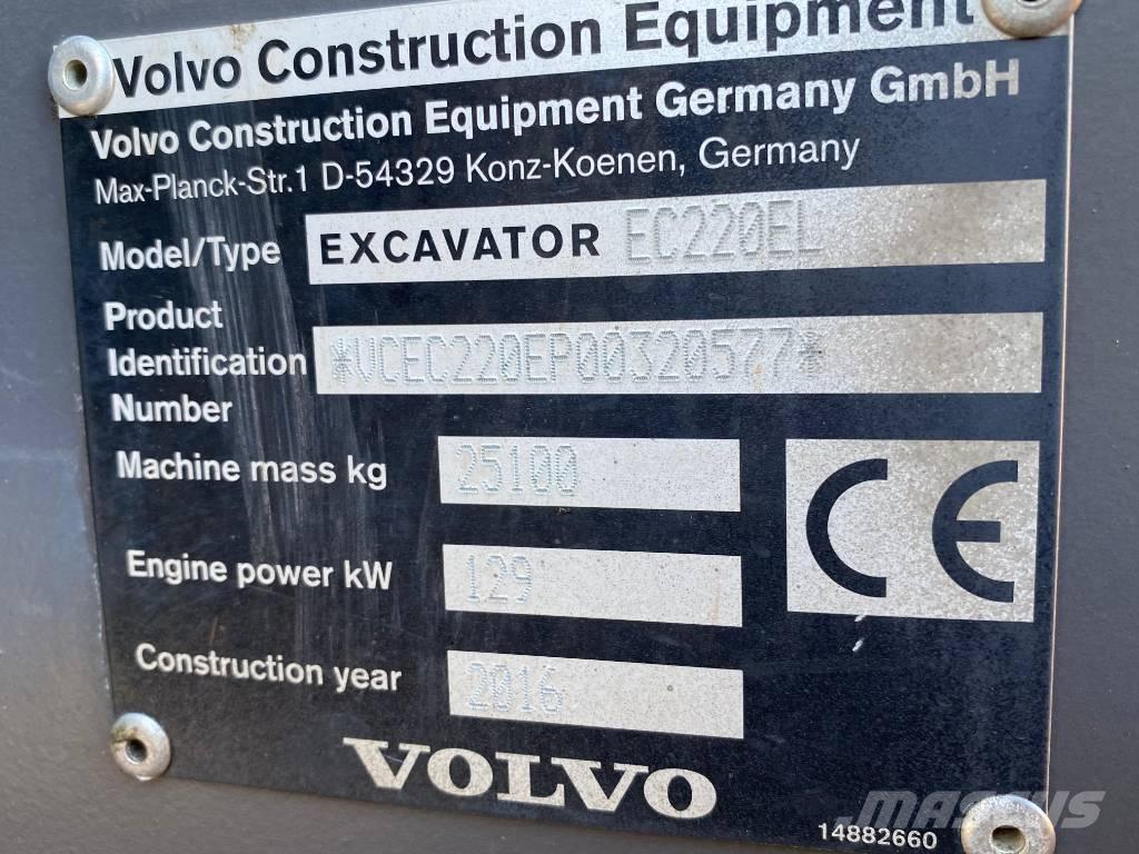 Volvo EC 220 E Koparki gąsienicowe