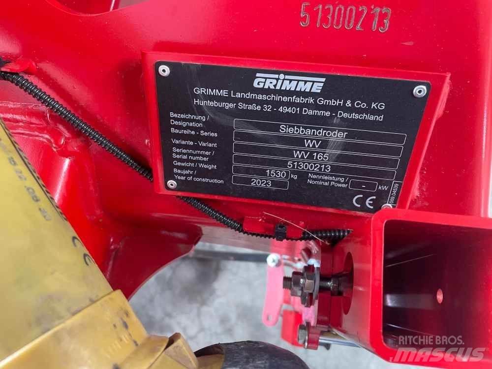 Grimme WV 165 Maszyny rolnicze - Inne