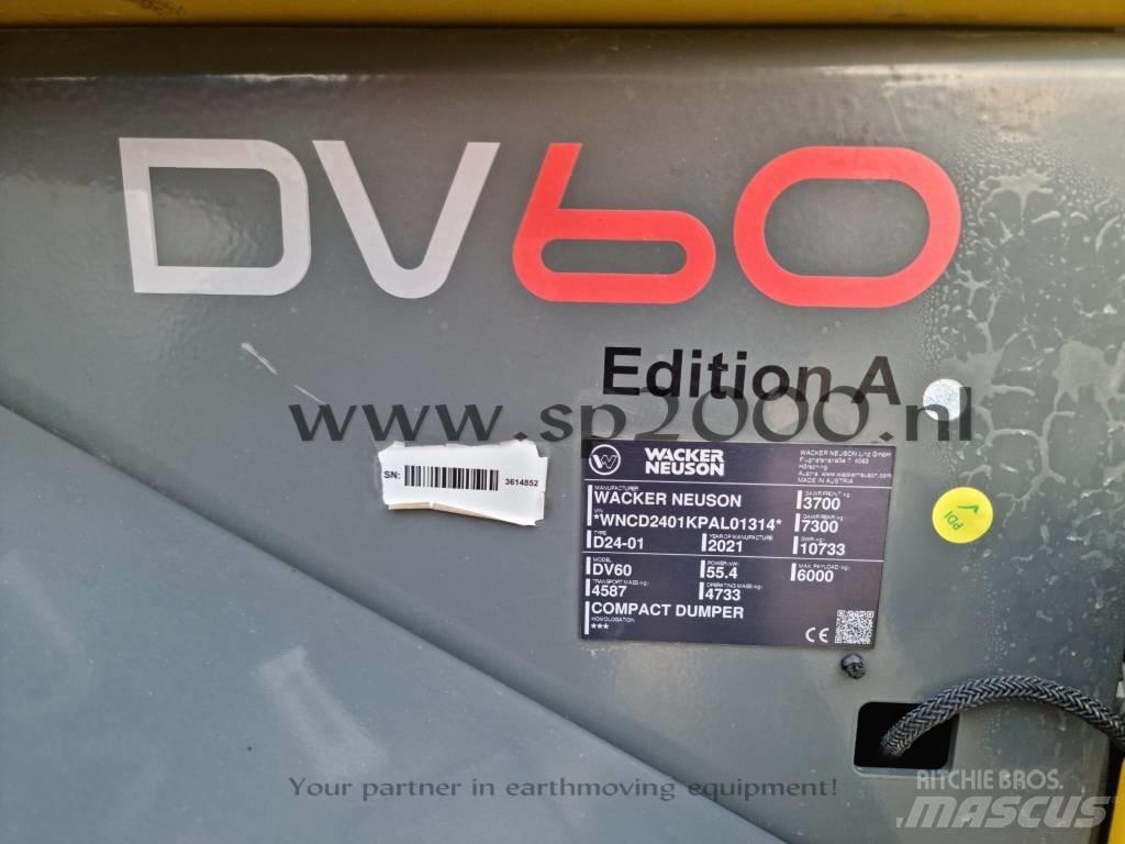 Wacker Neuson DV 60 Wozidła kolebkowe