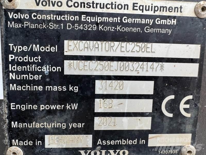 Volvo EC 250 EL Koparki gąsienicowe