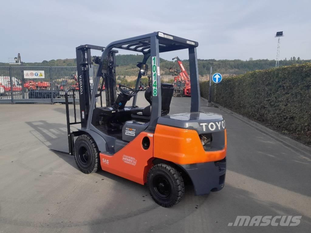 Toyota 52-8 FDF 25 Wózki Diesla
