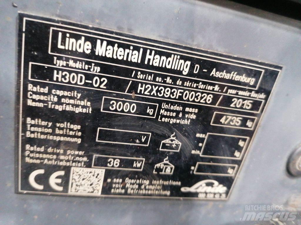 Linde H30D-02 Wózki Diesla