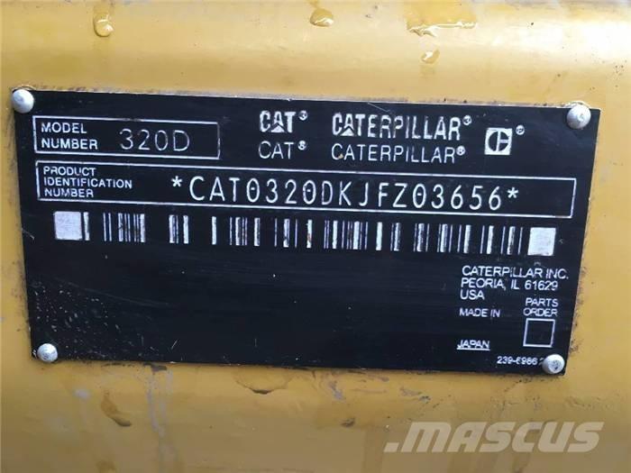 CAT 320 D Koparki gąsienicowe