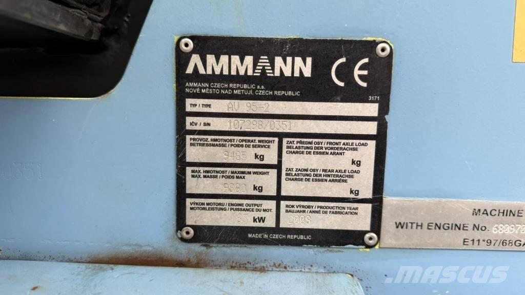 Ammann AV  95-2 Walce dwubębnowe