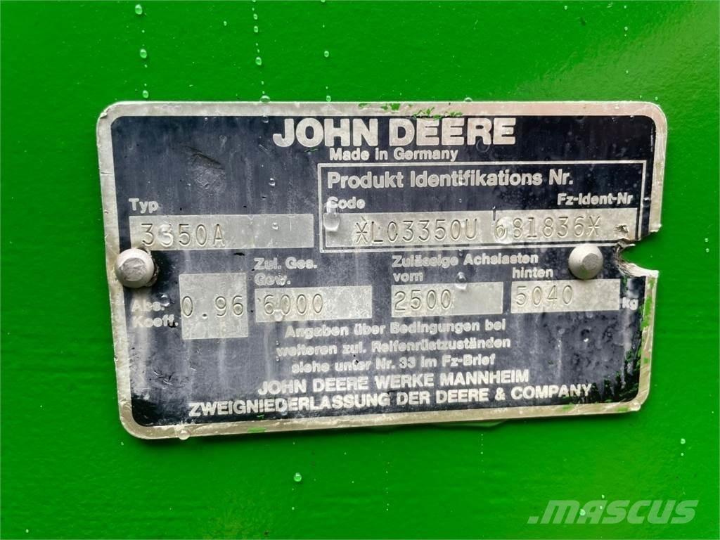 John Deere 3350 Ciągniki rolnicze
