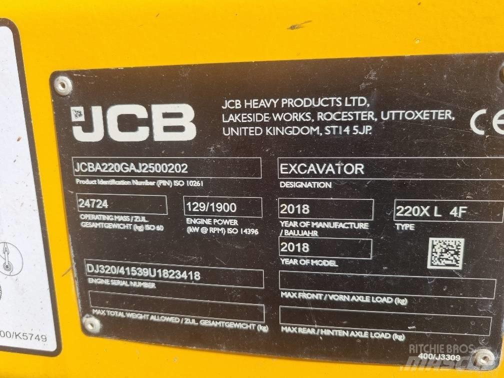 JCB 220 XL 4F Koparki gąsienicowe