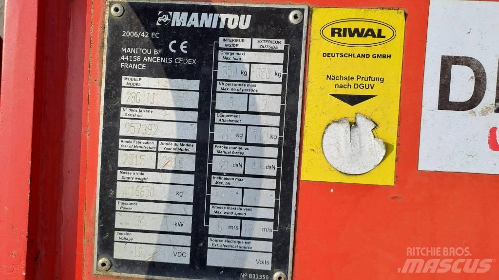Manitou 280TJ Podnośniki teleskopowe