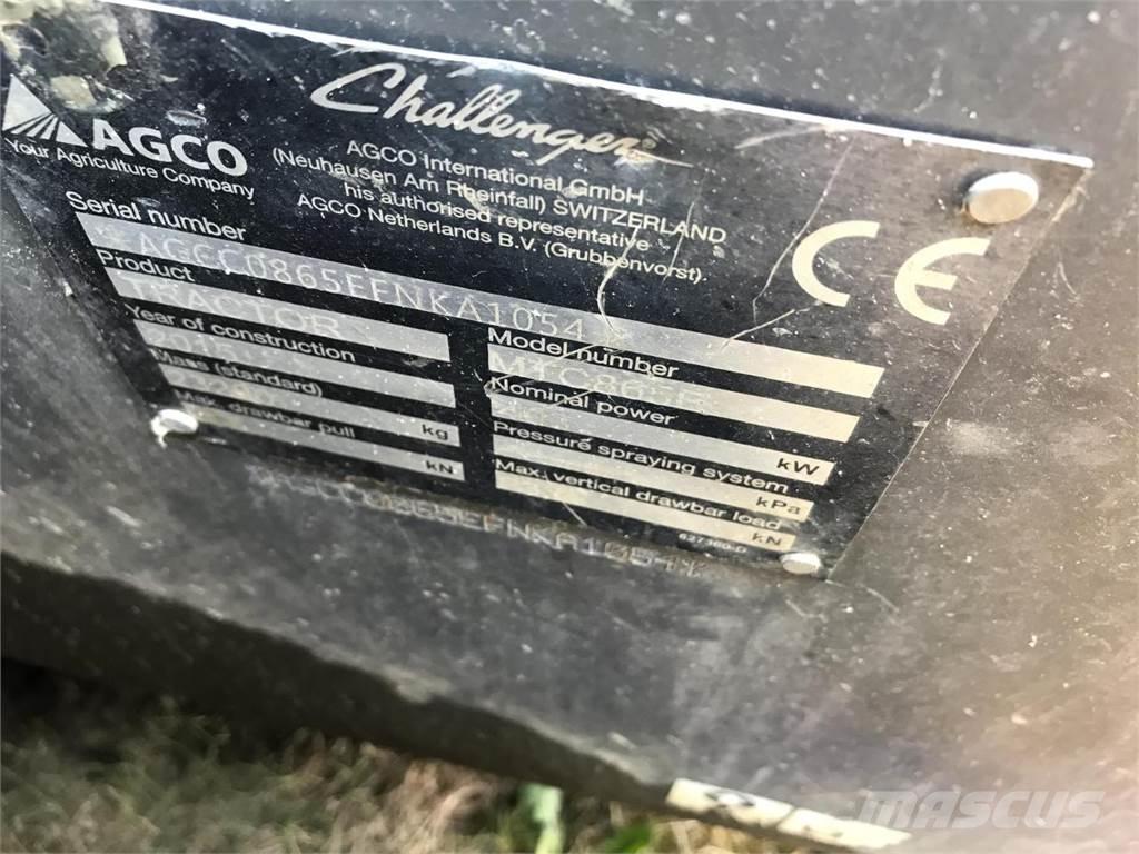 Challenger MT865E Ładowarki gąsienicowe