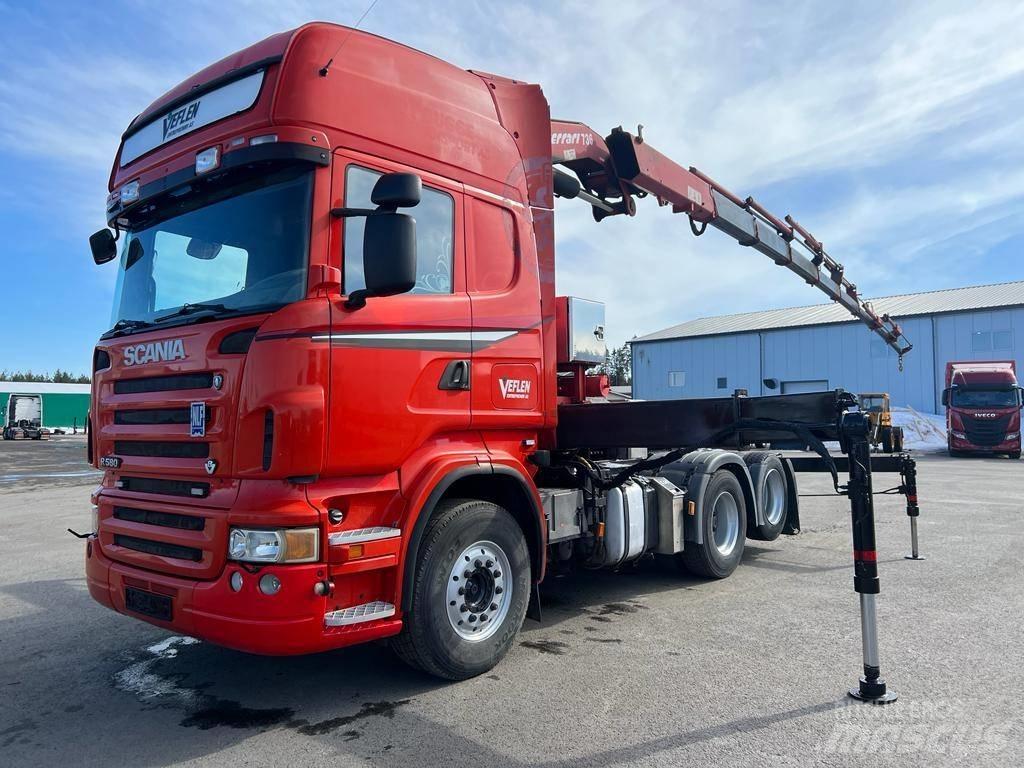 Scania R 580 Żurawie samochodowe