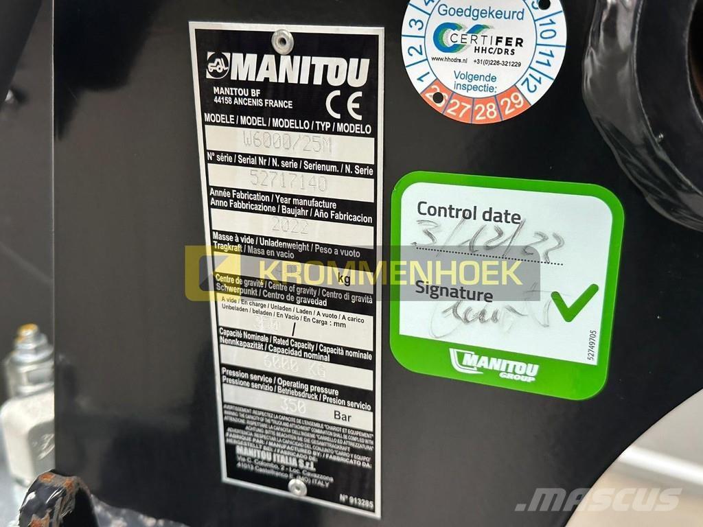 Manitou W6000 Ładowarki teleskopowe