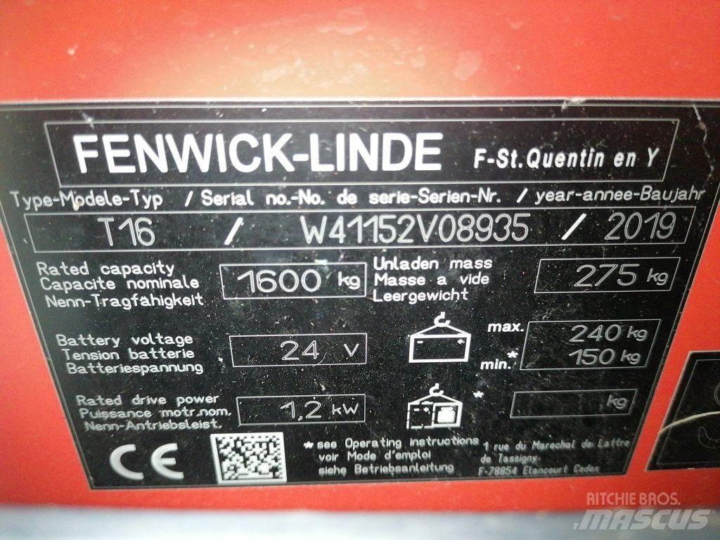 Linde T16L Wózki widłowe unoszące
