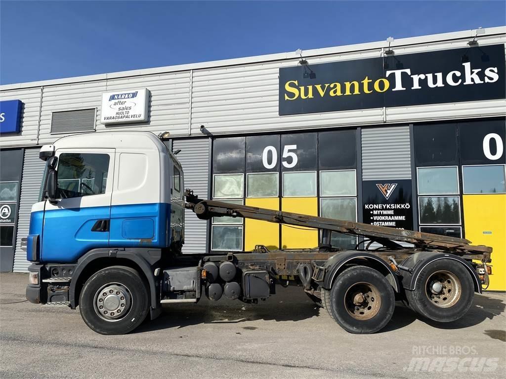 Scania R 124 6X2 Ciężarówki z wymienną zabudową