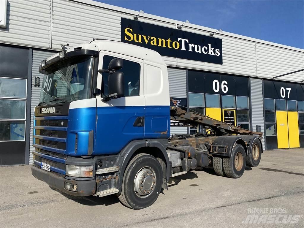 Scania R 124 6X2 Ciężarówki z wymienną zabudową