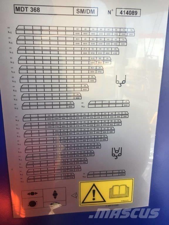Potain MDT368 Żurawie wieżowe