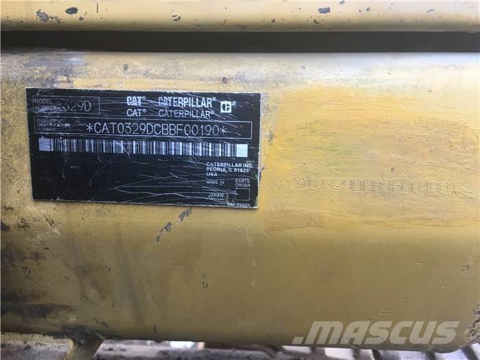 CAT 329 D Koparki gąsienicowe