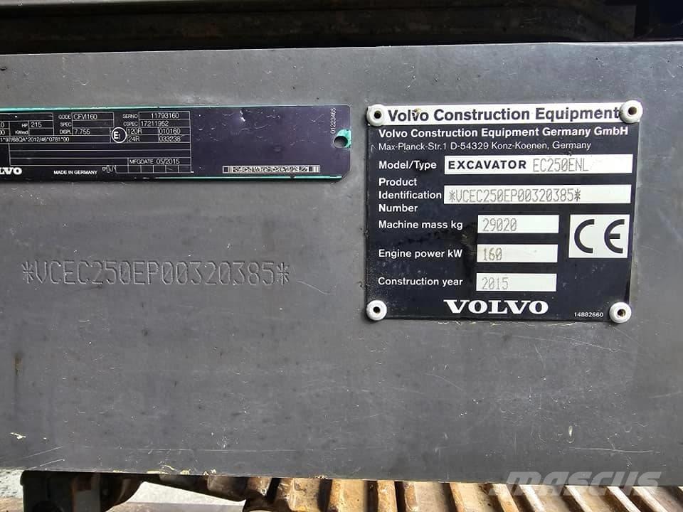 Volvo EC250 ENL Koparki gąsienicowe