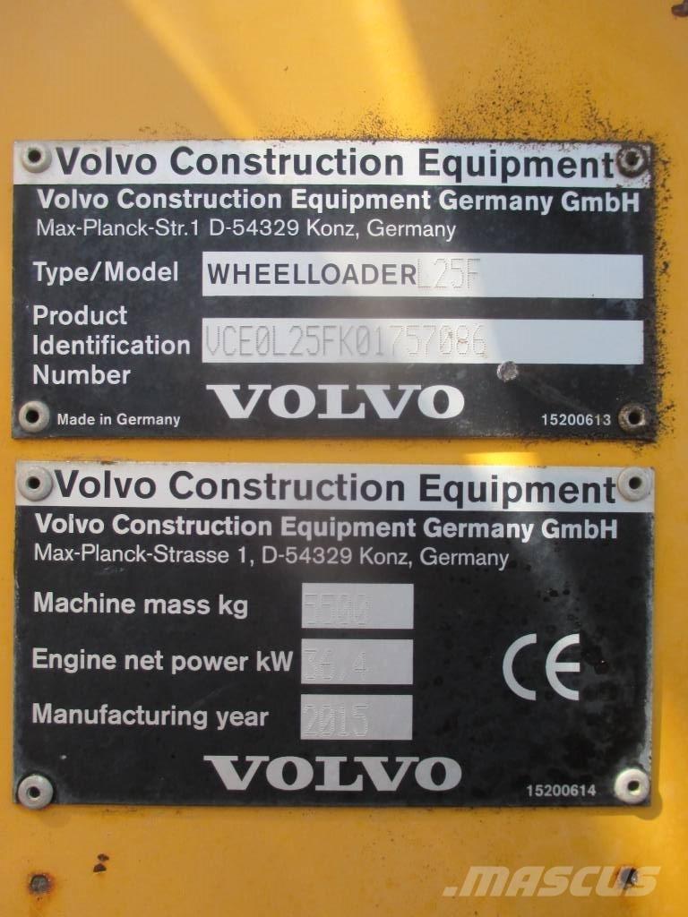 Volvo L 25 F Ładowarki kołowe
