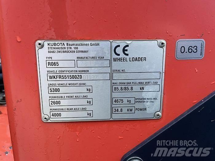 Kubota R065 Ładowarki kołowe