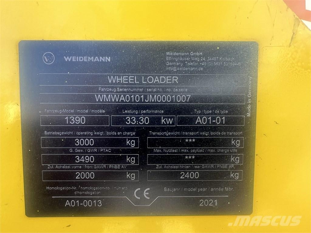 Weidemann 1390 Miniładowarki