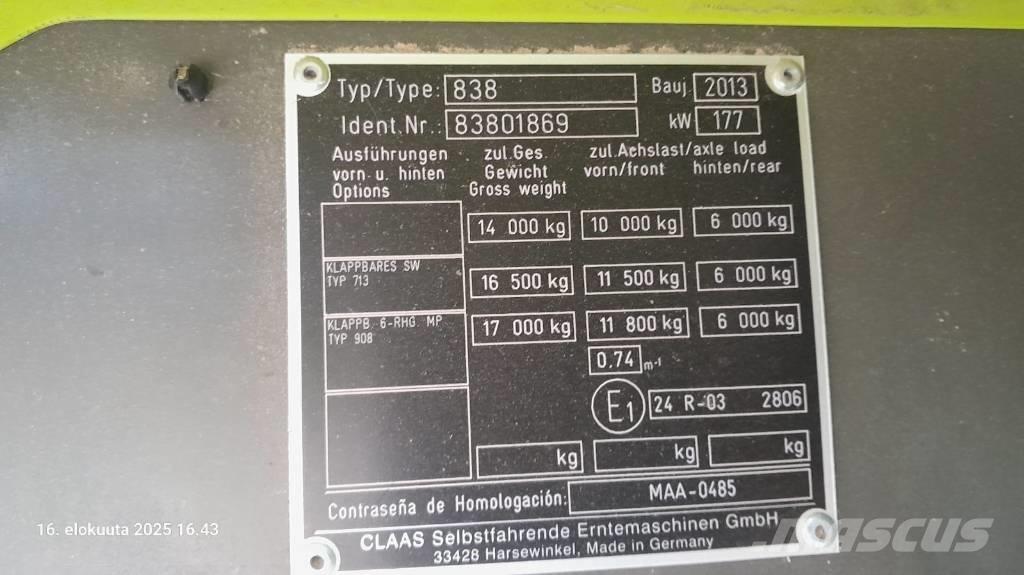 CLAAS Tucano 430 APS Kombajny zbożowe