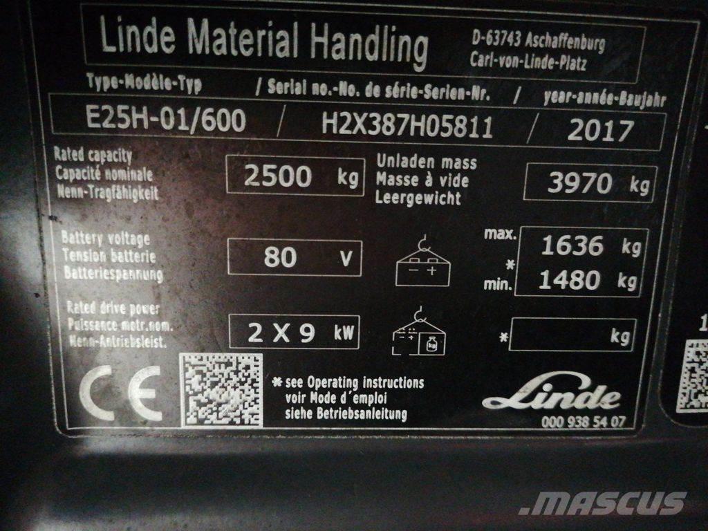 Linde E25H-01/600 Wózki elektryczne