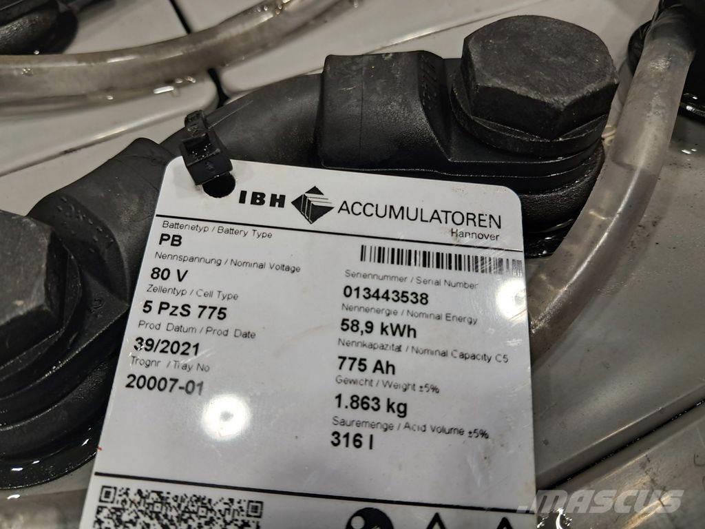  Batterij 80V 775Ah Akumulatory