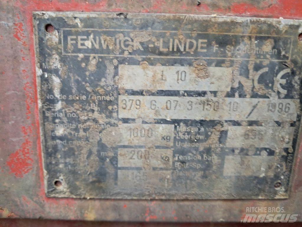 Linde L10 Wózki widłowe unoszące z dyszlem