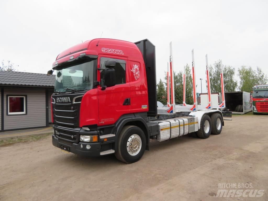 Scania R 520 Samochody do przewozu drewna