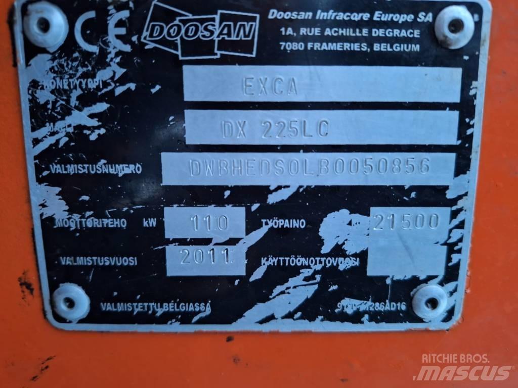 Doosan DX 225 LC Koparki gąsienicowe