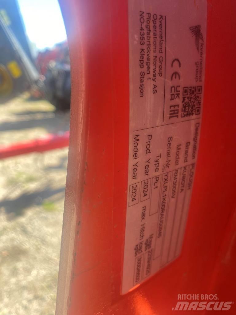 Kubota RM 300 SV Pługi obrotowe