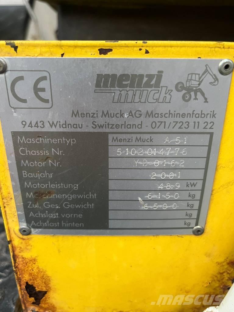 Menzi Muck A51 Koparki specjalne