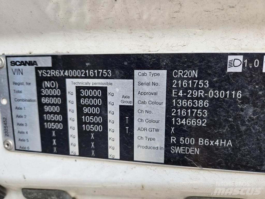 Scania R500 6X4 Wywrotki