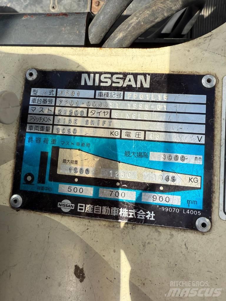 Nissan FP01 L 15 U Wózki elektryczne