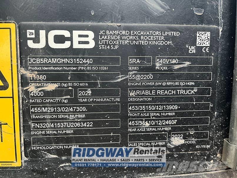 JCB 540-180 Ładowarki teleskopowe