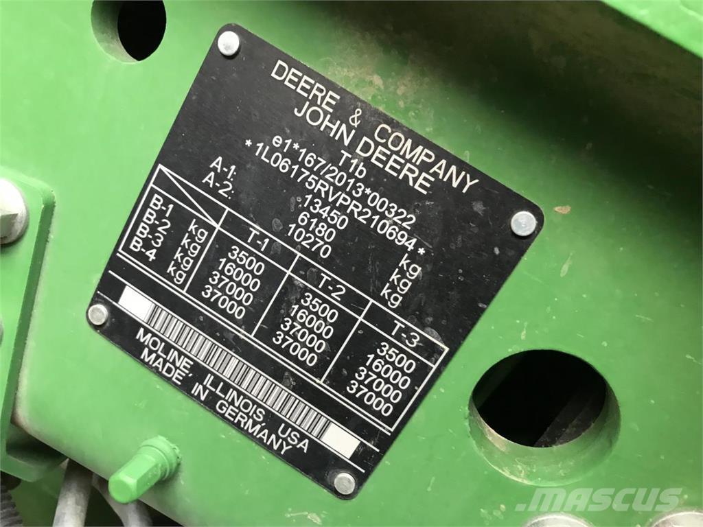 John Deere 6R 175 Ciągniki rolnicze